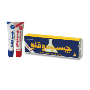 چسب دوقلو معمولی (2K EPOXY ADHESIVE GREY)