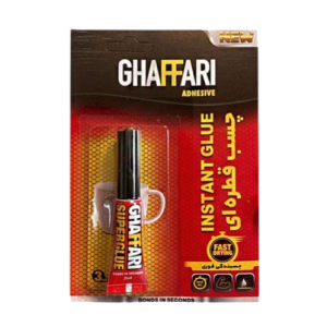 چسب قطره ای غفاری مدل SUPER GLUE
