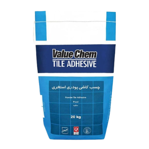 چسب کاشی پودری استخری ولیوکم (POOL TILE POWDER VALUE CHEM)