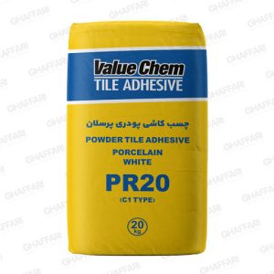 چسب کاشی پودری پرسلان ولیوکم (PORCELAIN TILE POWDER VALUE CHEM)